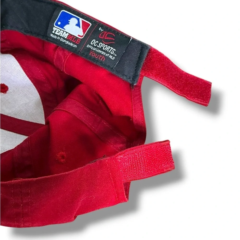 Philly’s Baseball Cap Adjustable Red White Embroider Logo MLB OC Sport Youth OS